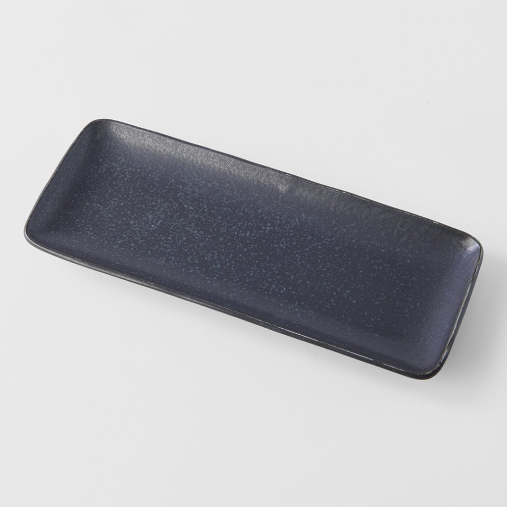 Serveringstallrik BB BLACK 29,5 x 12 cm, rektangel, svart, MIJ