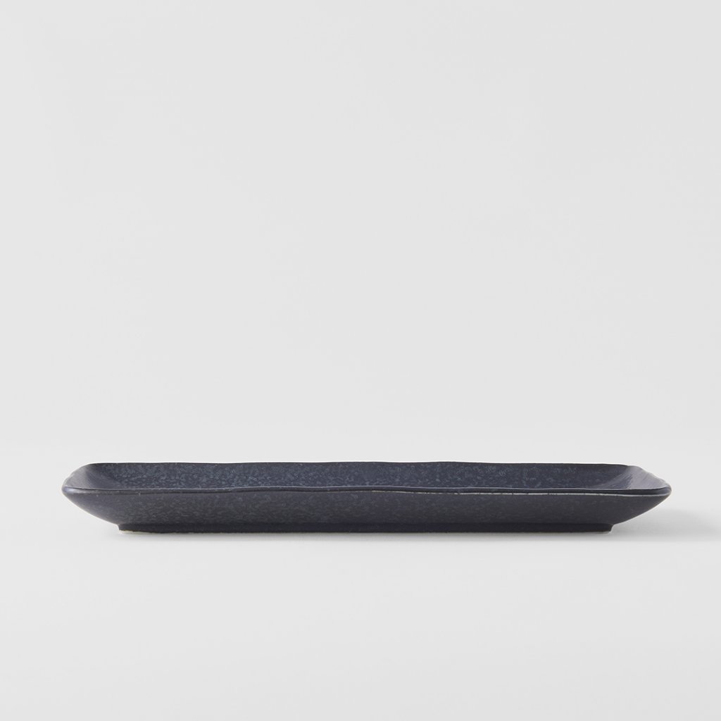 Serveringstallrik BB BLACK 29,5 x 12 cm, rektangel, svart, MIJ