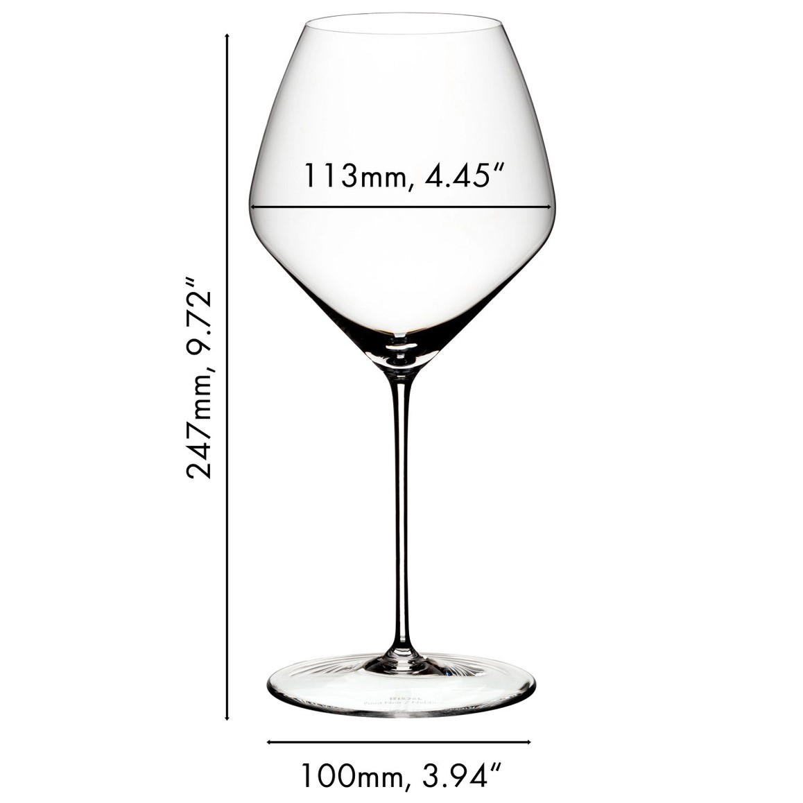 Rödvinsglas VELOCE, set i 2 delar, 763 ml, Riedel