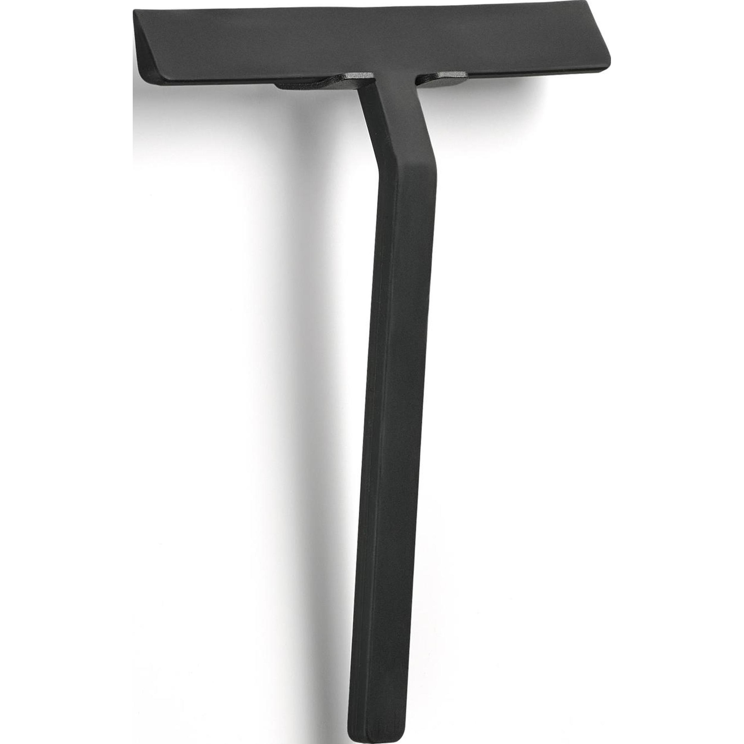 Duschskrapa RIM 22 cm, väggmonterad, svart, metall, Zone Denmark