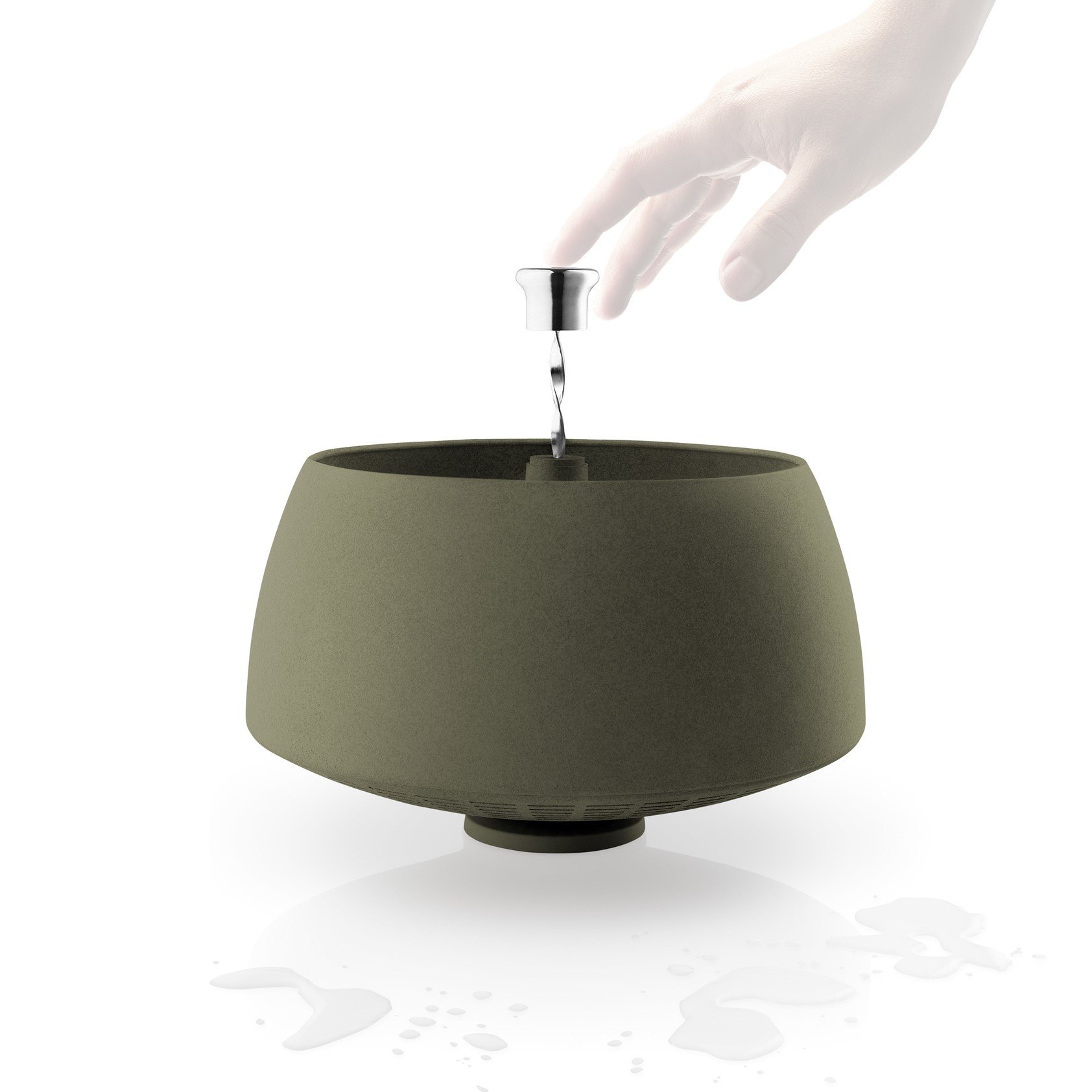 Snurrande durkslag GREEN TOOL 24 cm, grön, rostfritt stål/plast, Eva Solo