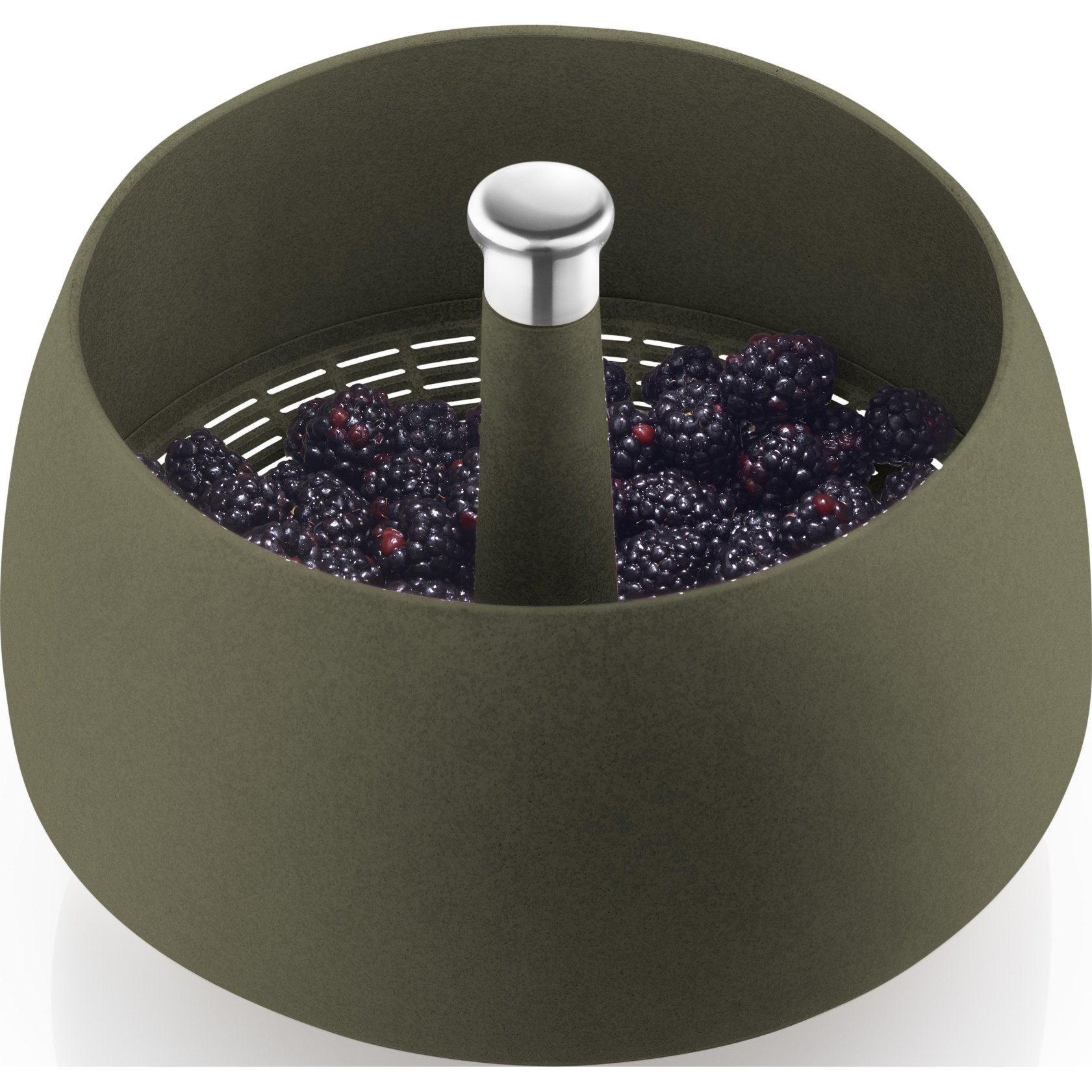 Snurrande durkslag GREEN TOOL 24 cm, grön, rostfritt stål/plast, Eva Solo