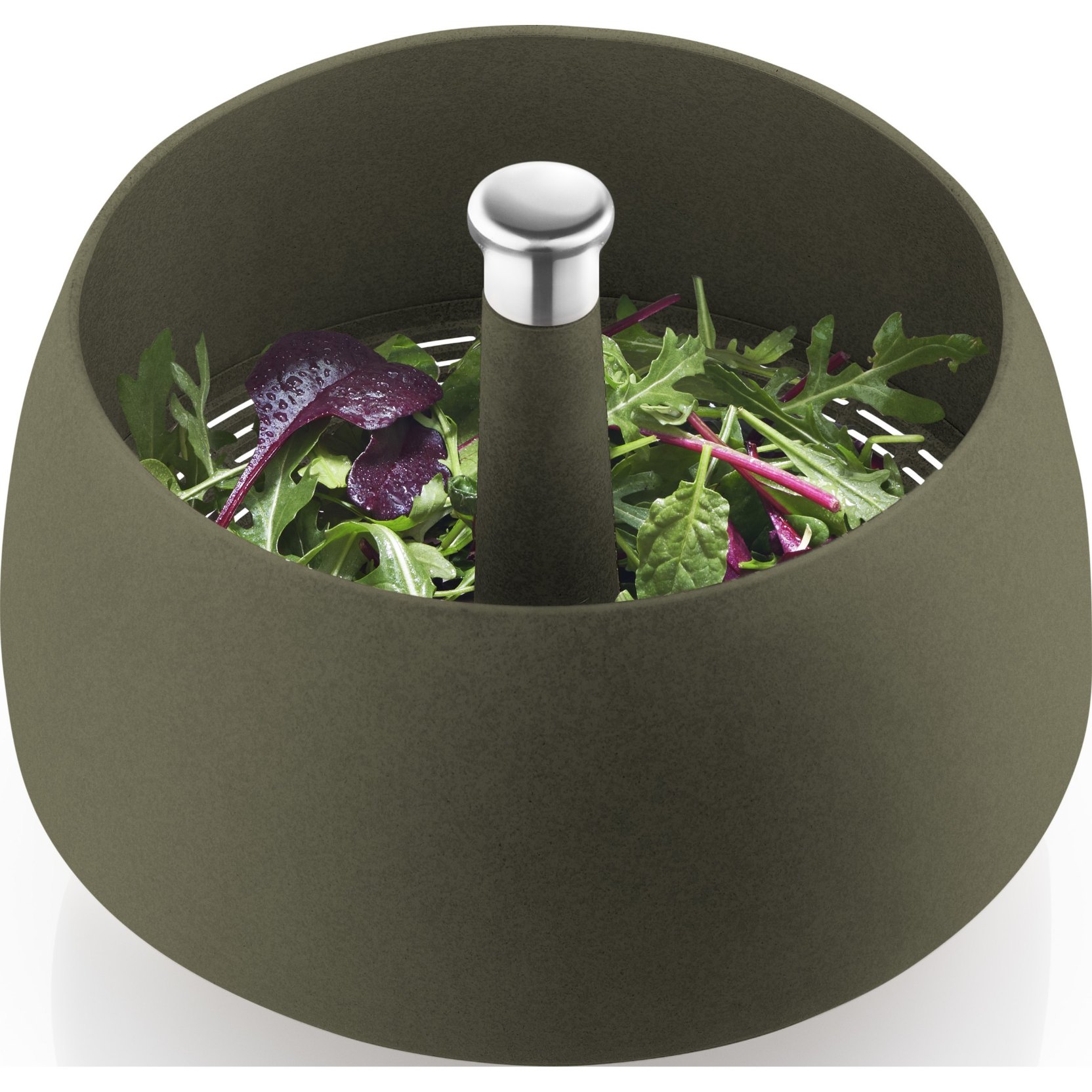 Snurrande durkslag GREEN TOOL 24 cm, grön, rostfritt stål/plast, Eva Solo