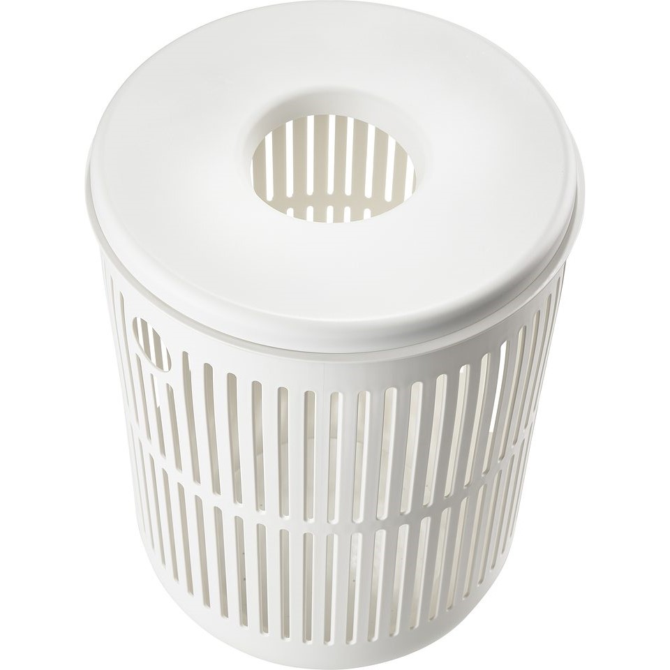 Tvättkorg UME 60 l, vit, plast, Zon Danmark