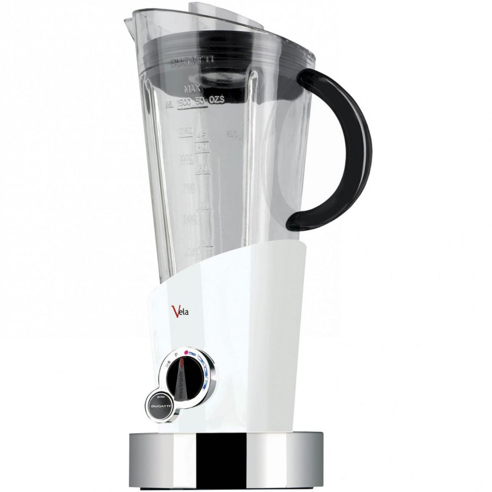 Mixer VELA EVOLUTION 1,5 l, vit, rostfritt stål, Bugatti