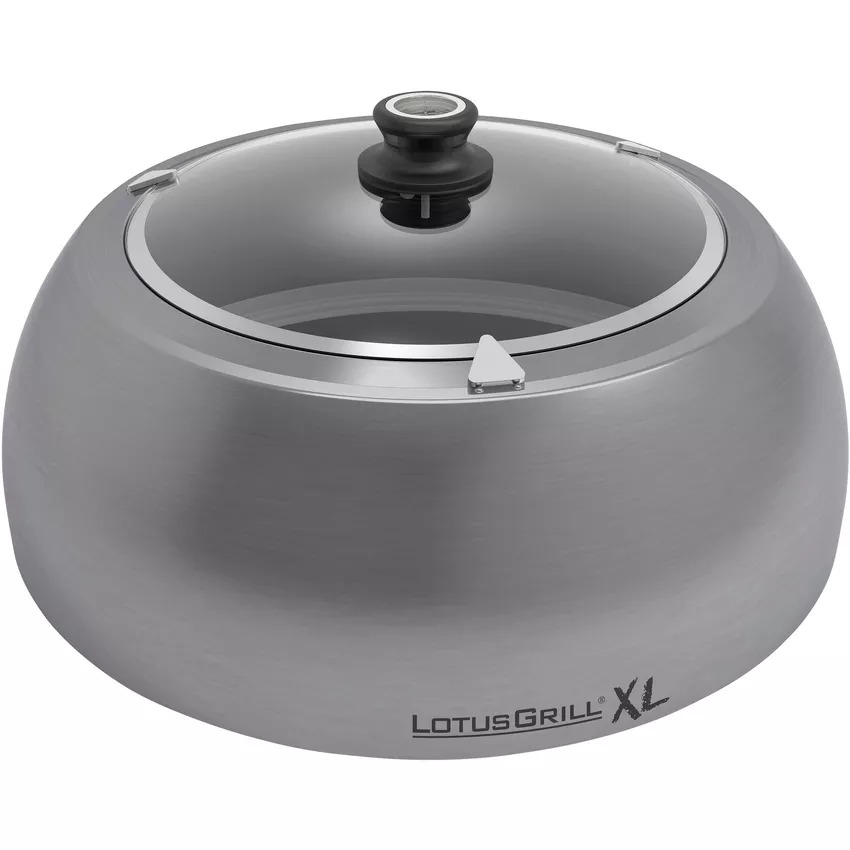 Grillkåpa LOTUSGRILL XL 43,5 cm, rostfritt stål, LotusGrill