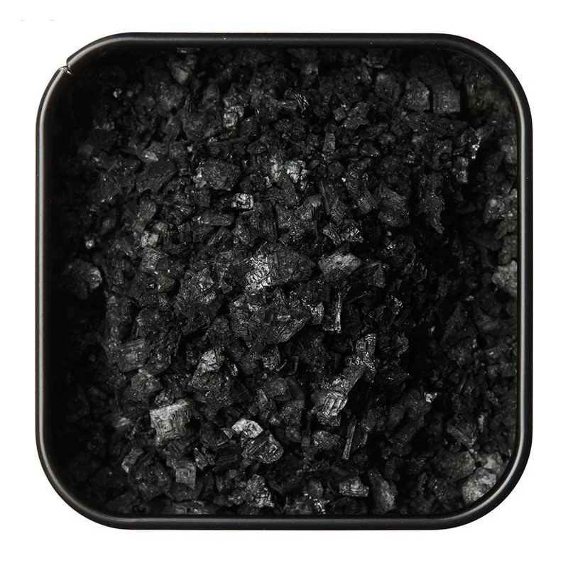 Svart salt 80 g, flingor, Mill & Mortar