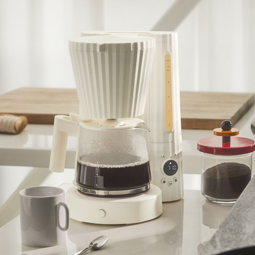 Kaffebryggare PLISSÉ 1,5 l, svart, Alessi