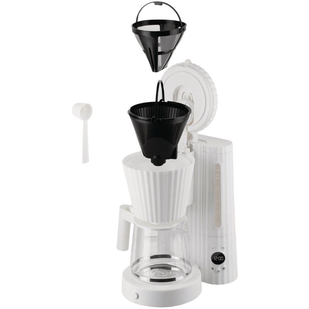 Kaffebryggare PLISSÉ 1,5 l, svart, Alessi