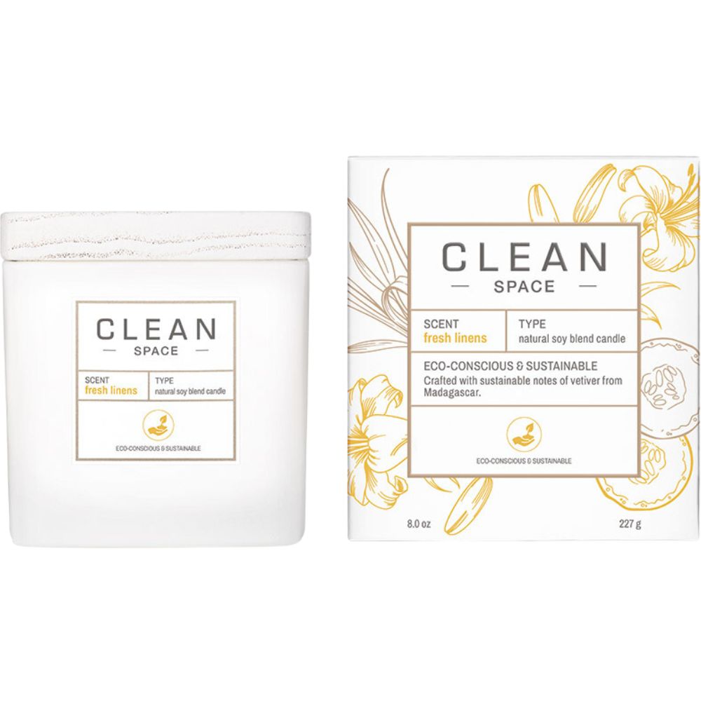 Doftljus FRESH LINENS 227 g, Clean