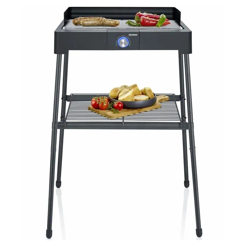Elektrisk grill PG 8566 98 cm, stående, svart, Severin