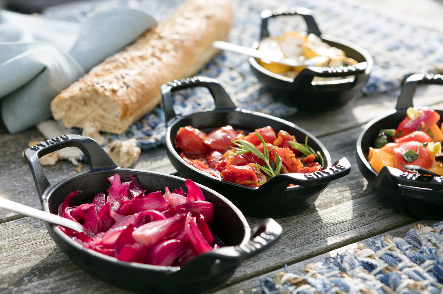 Stekpanna 16 cm, grafit, gjutjärn, Staub