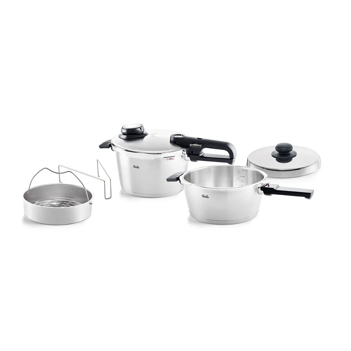 Tryckkokare VITAVIT PREMIUM, set i 2, 3,5 l + 4,5 l, Fissler