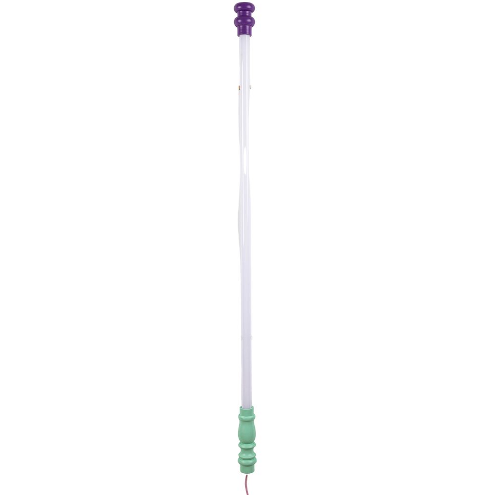 Väggdekorationslampa SUPERLINEA 141,5 cm, vit, trä/plast, Seletti