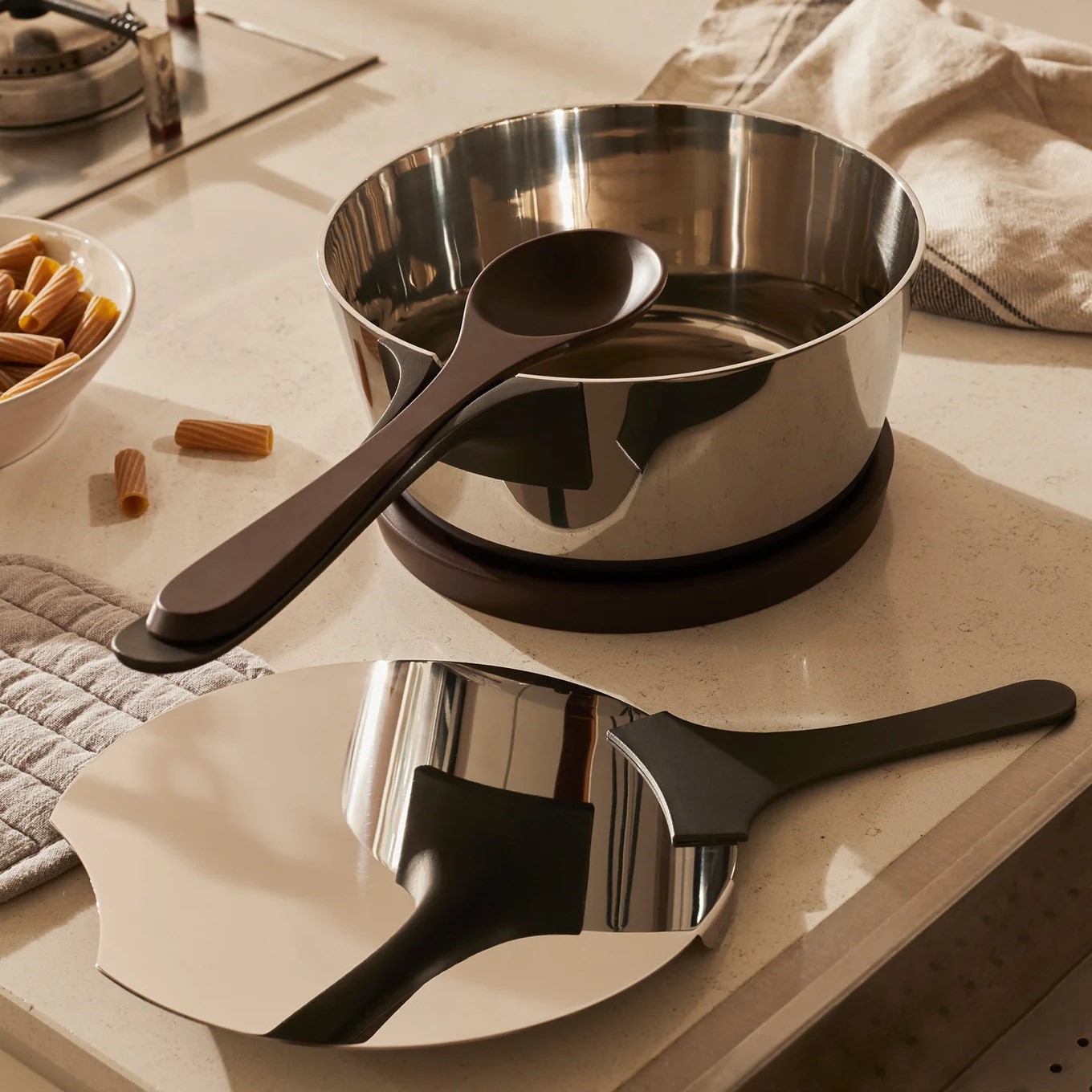 Pastagryta PJ01S 2,65 l, silver, rostfritt stål, Alessi