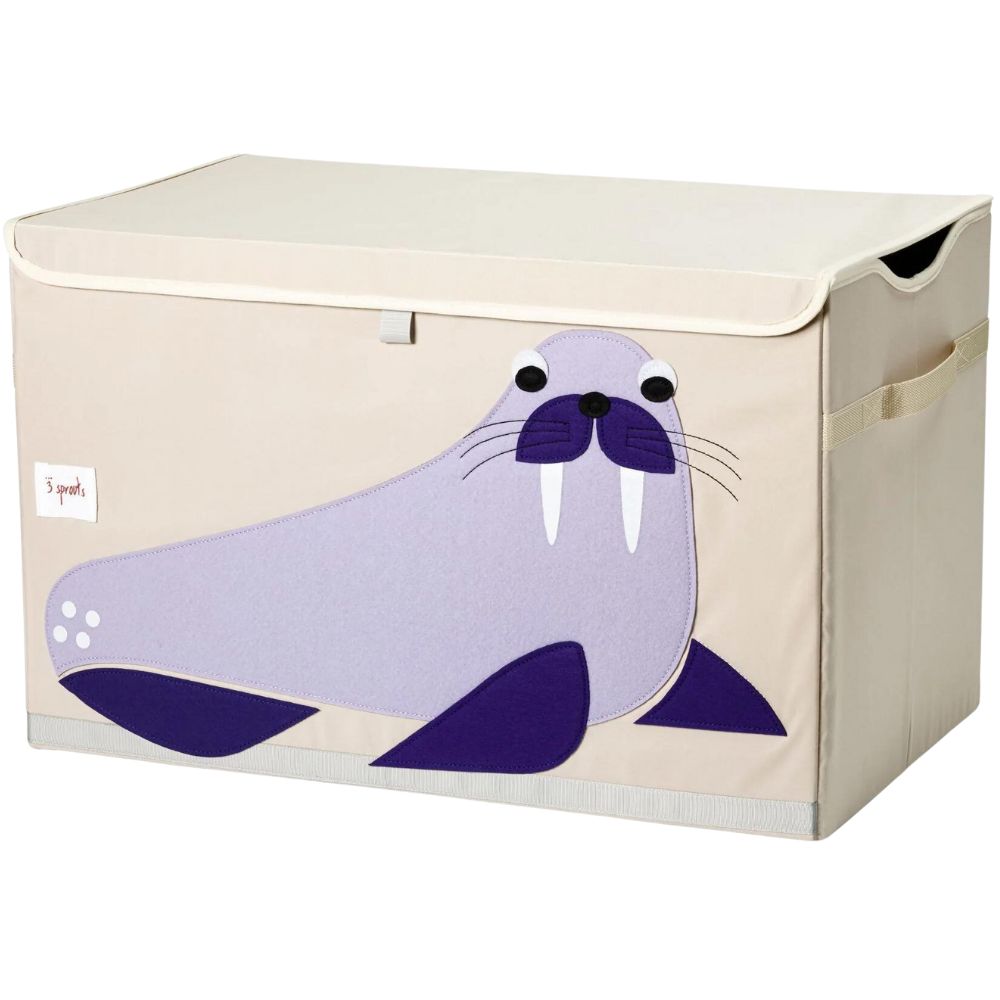 Förvaringslåda för leksaker WALRUS 61 cm, beige, 3 Sprouts
