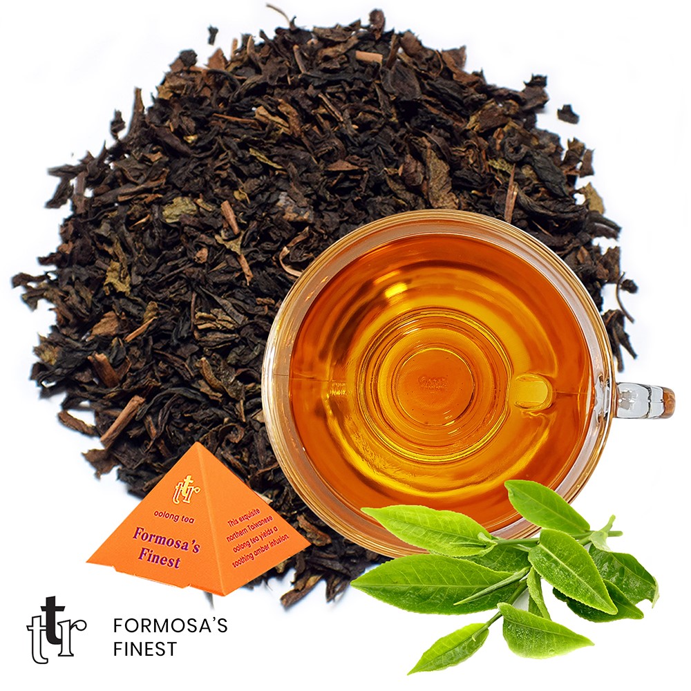 Oolong-te FORMOSA’S FINEST, 50 g tepåse med lösa blad, The Tea Republic