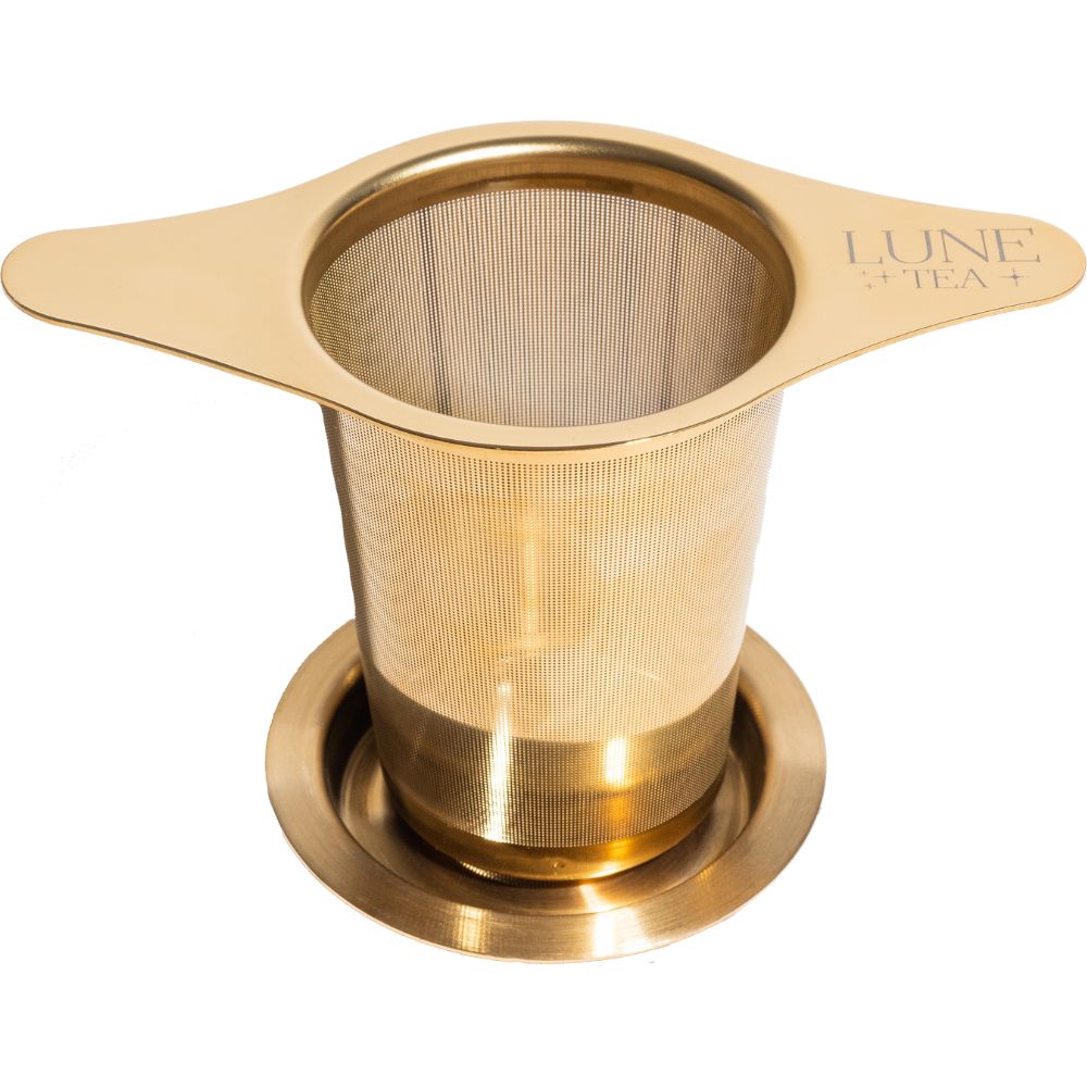 Tesil, guld, rostfritt stål, Lune Tea