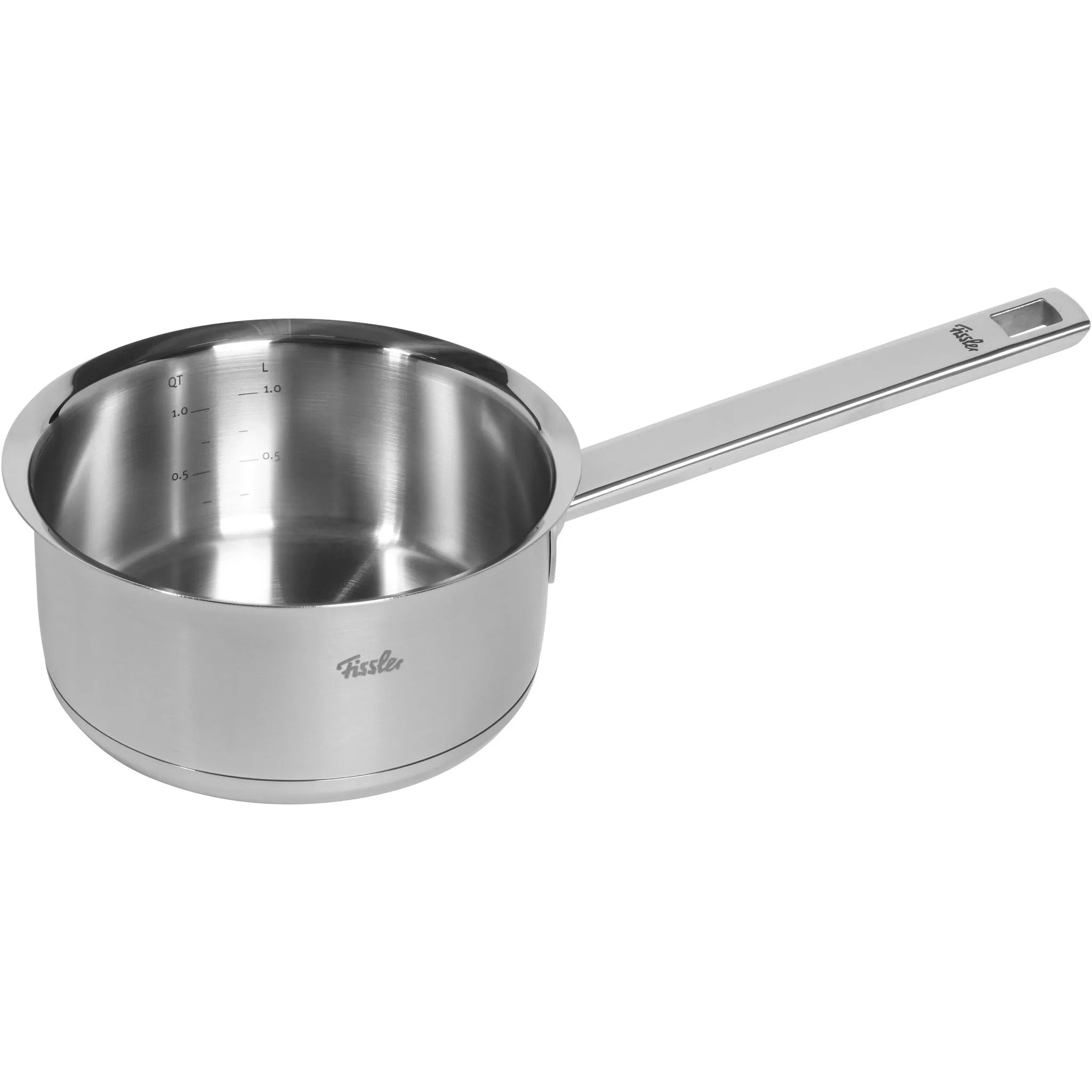 Kastrullset ORIGINAL PROFI, set i 5, silver, rostfritt stål, Fissler