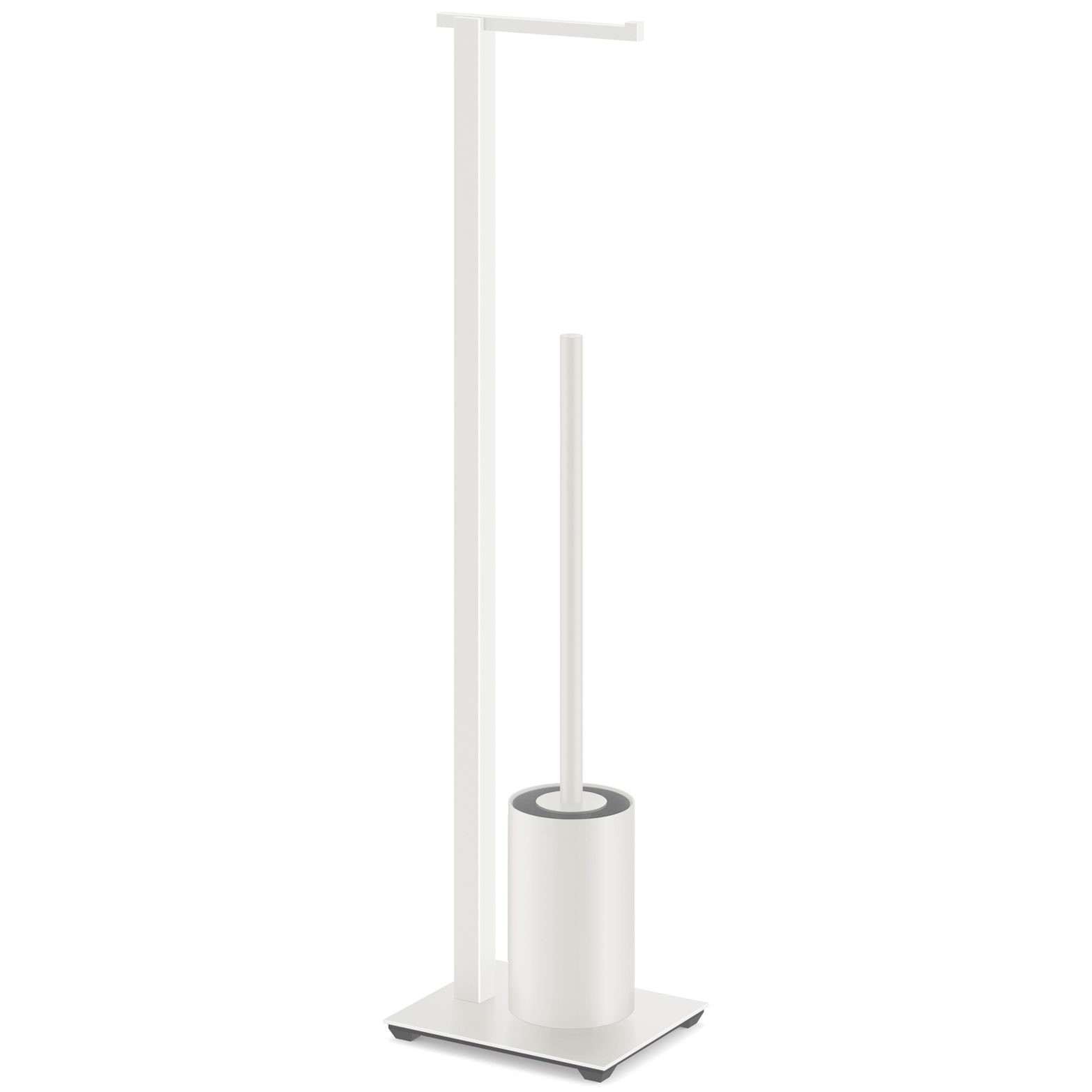 Toalettbutler CARVO 72 cm, vit, rostfritt stål, Zack