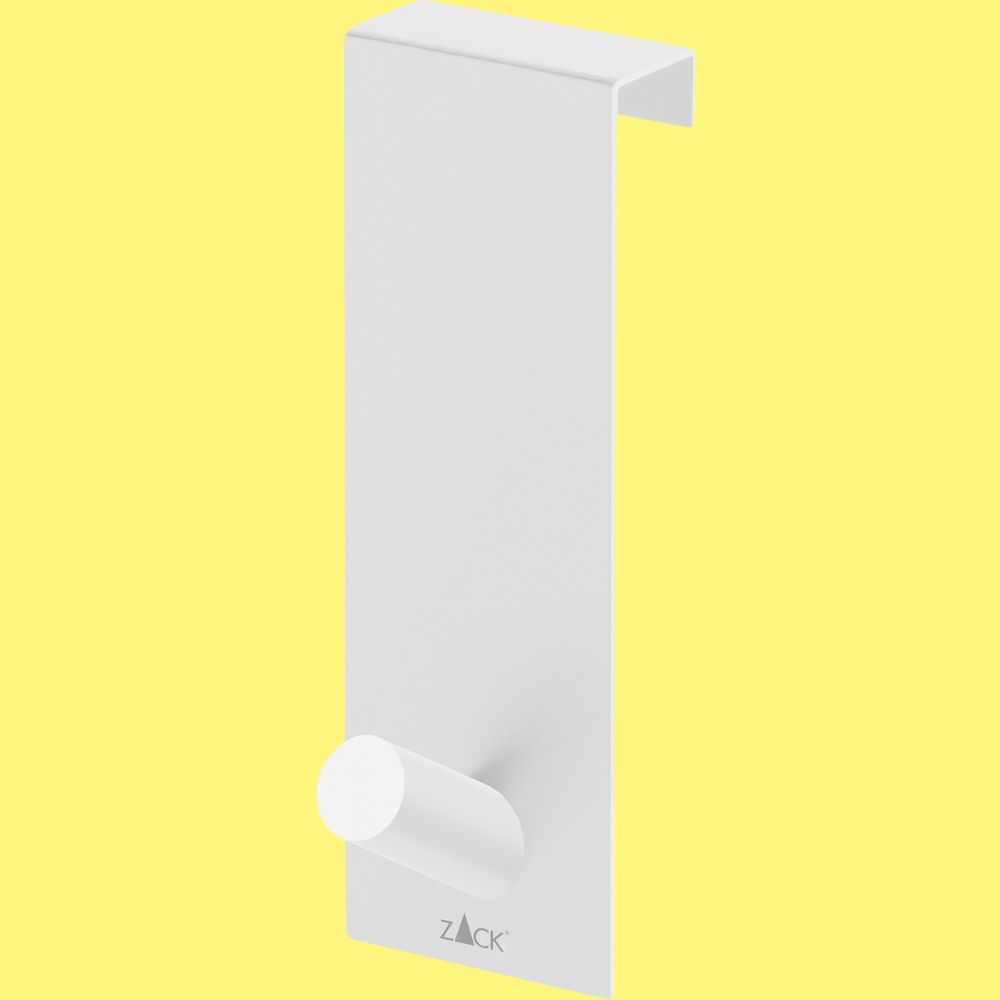 Handdukskrok EXIT 1,9 cm, vit, rostfritt stål, Zack