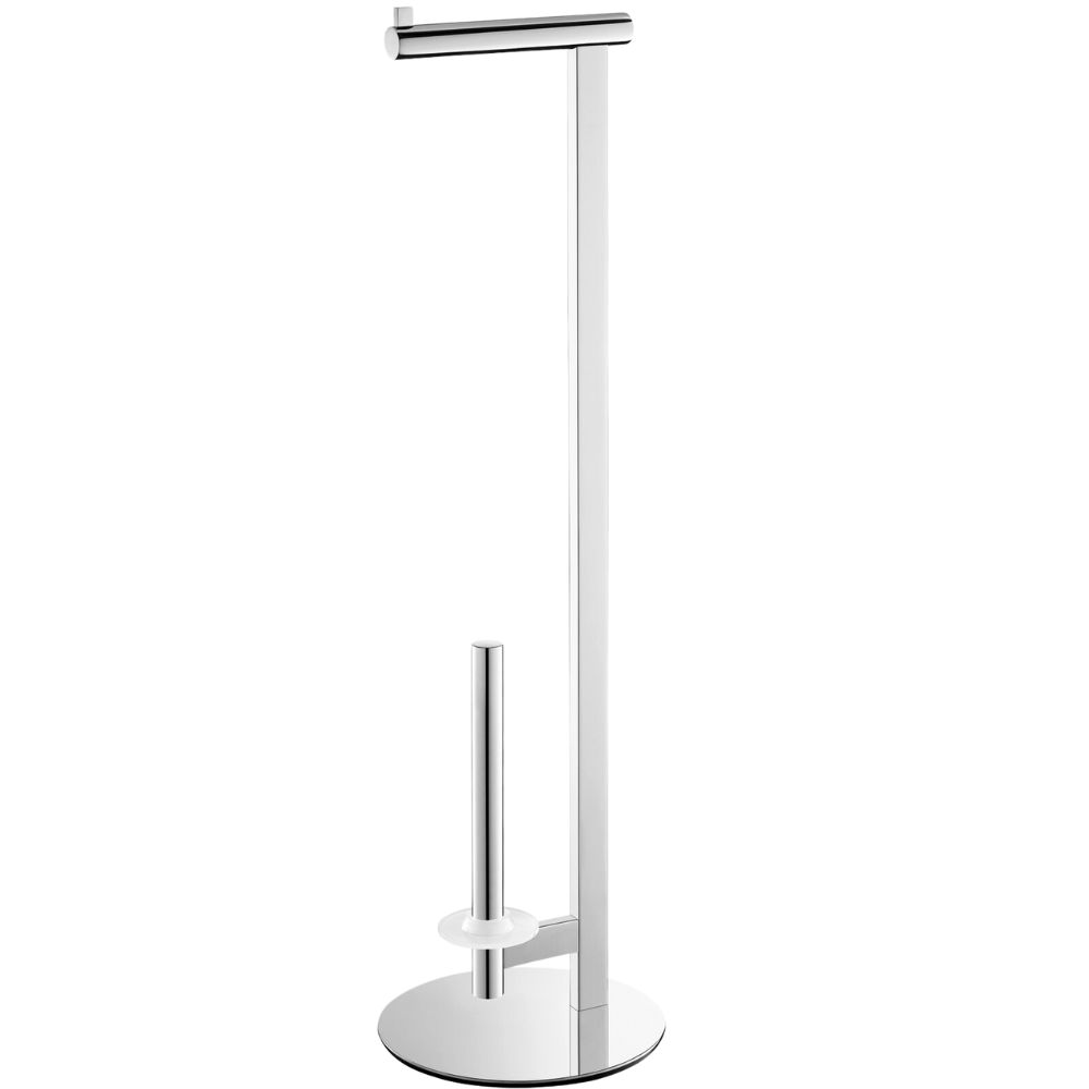 Toalettpappersställ SCALA 71 cm, polerat, rostfritt stål, Zack