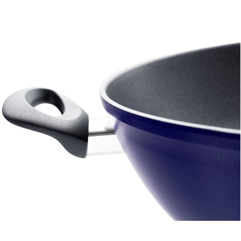 Wok COLOR EDITION 32 cm, blå, aluminium, Fissler