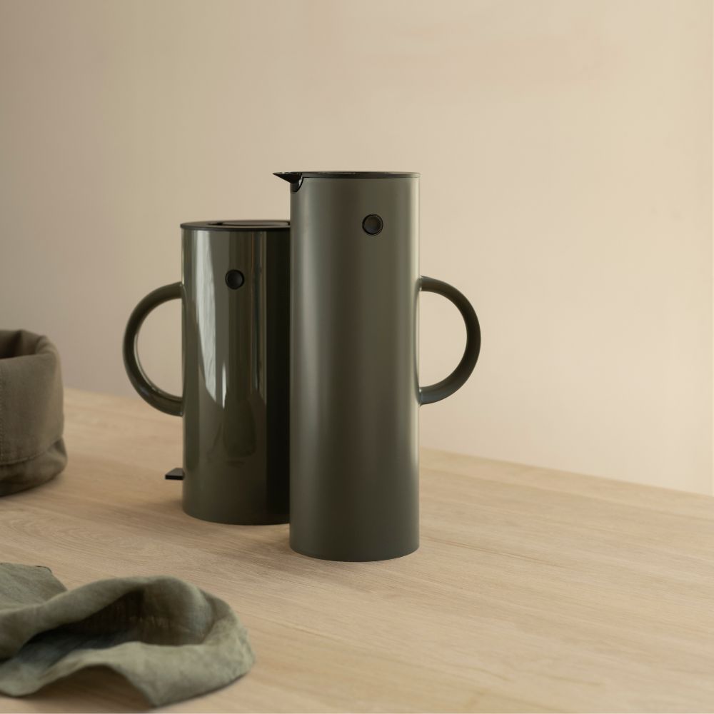 Termoskanna EM77 1 l, soft dark forest, plast, Stelton