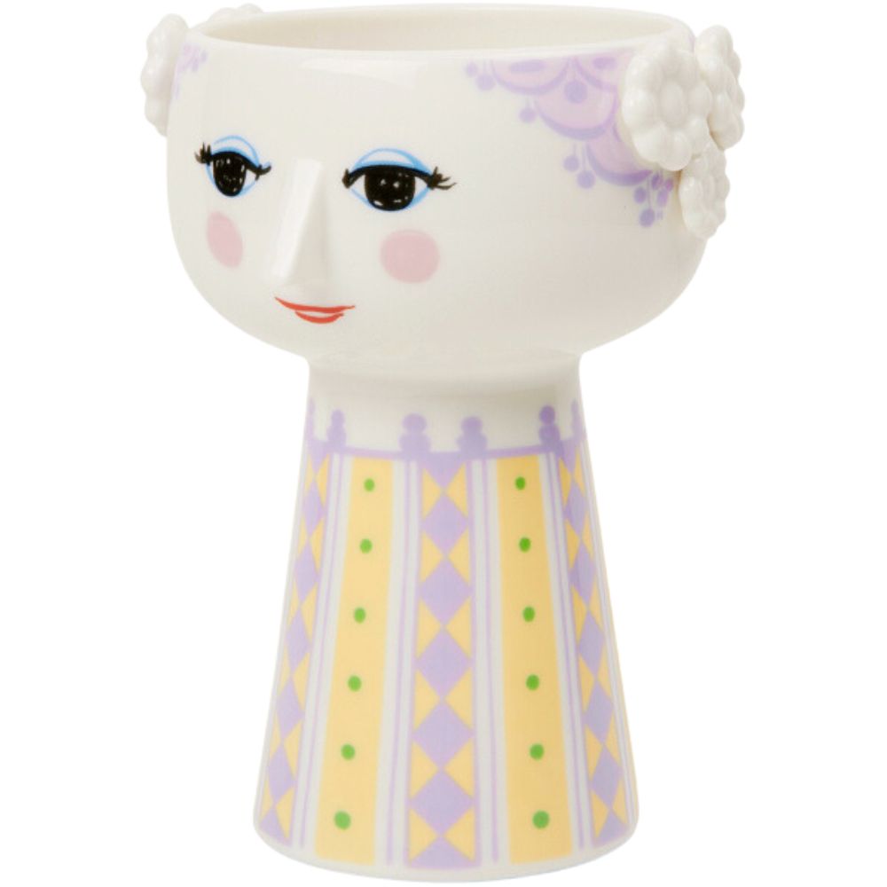 Vas EVA 15 cm, lavendel, keramik, Bjørn Wiinblad