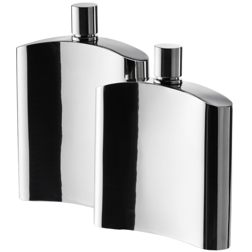 Fickplunta HENRY 200 ml, silver, rostfritt stål, Philippi