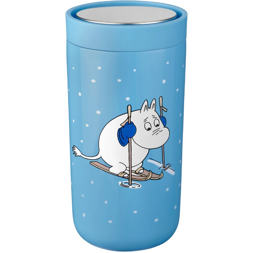 Resemugg TO GO CLICK MOOMIN 200 ml, ljusblå, Stelton