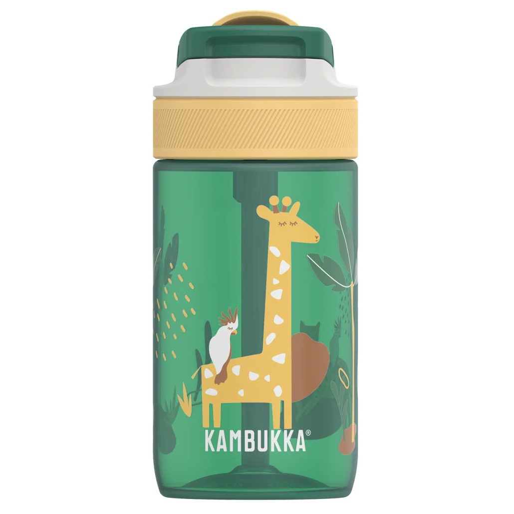 Barnflaska LAGOON 400 ml, vild safari, tritan, Kambukka