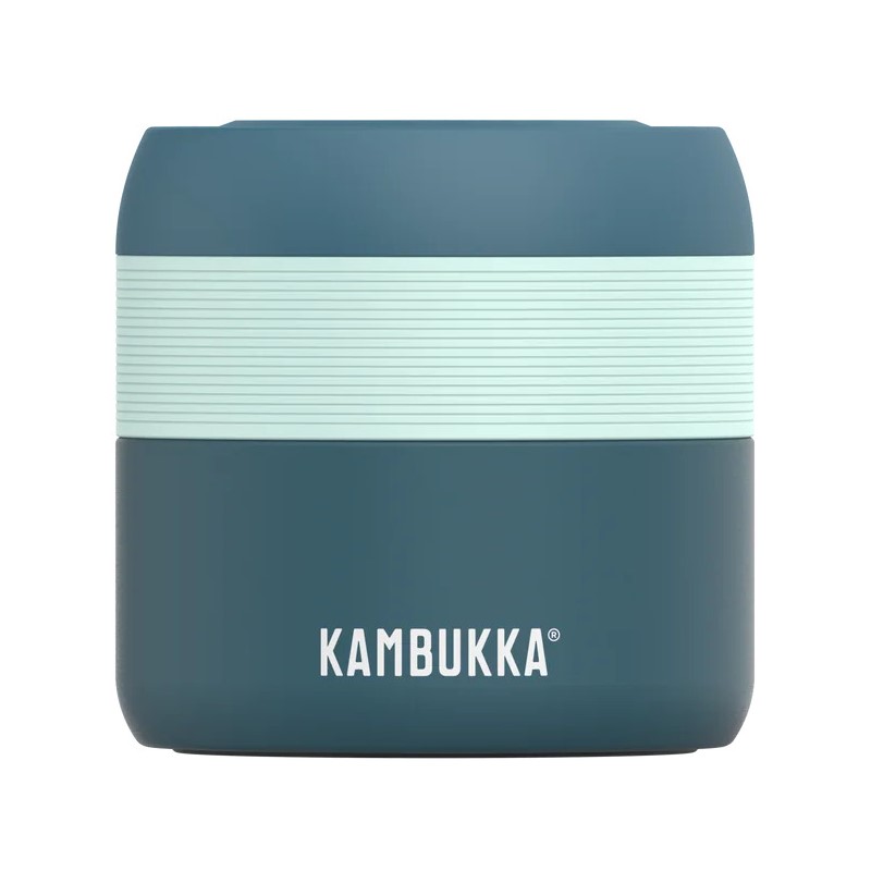 Termosbehållare BORA 400 ml, deep teal, rostfritt stål, Kambukka