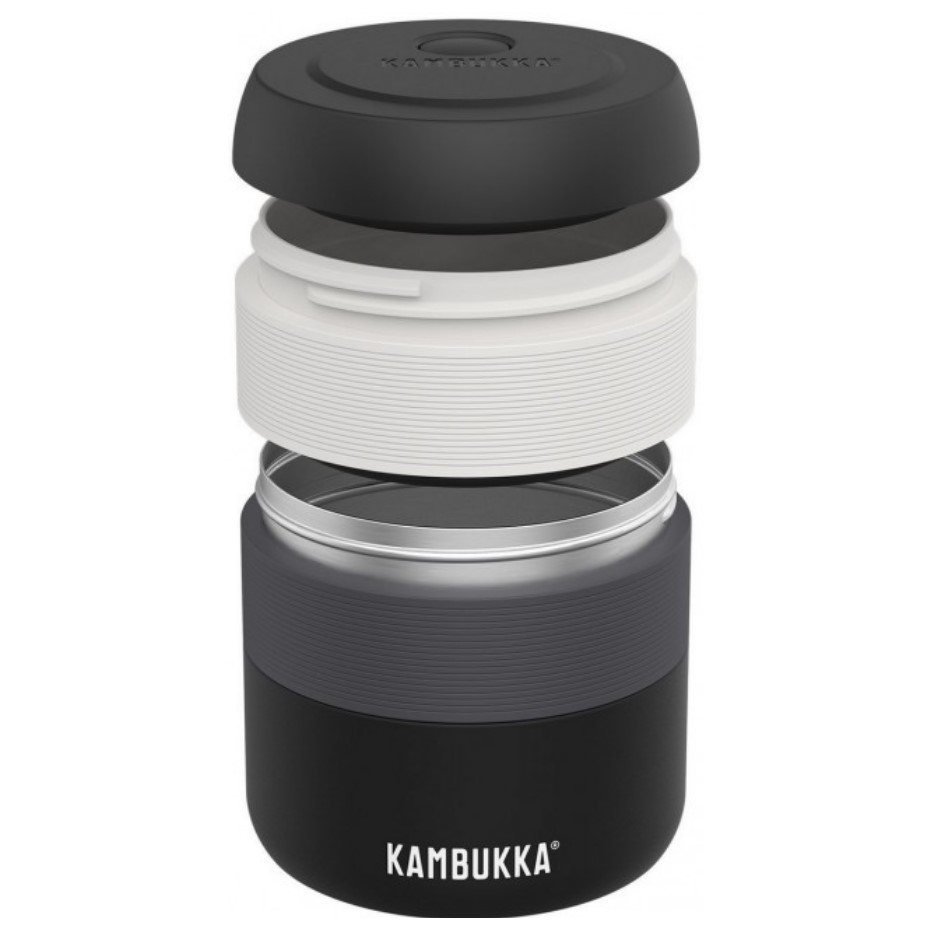 Snackskål för BORA termosbehållare 75 ml, vit, tritan, Kambukka