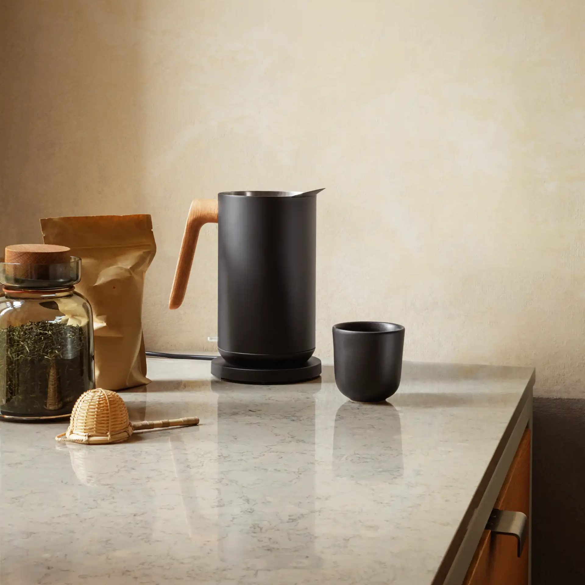 Vattenkokare NORDIC KITCHEN 1,5 l, svart, Eva Solo