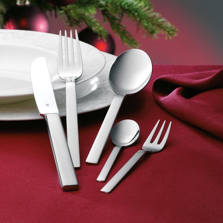 Matbestickset LYRIC PLUS, set i 30 delar, rostfritt stål, WMF