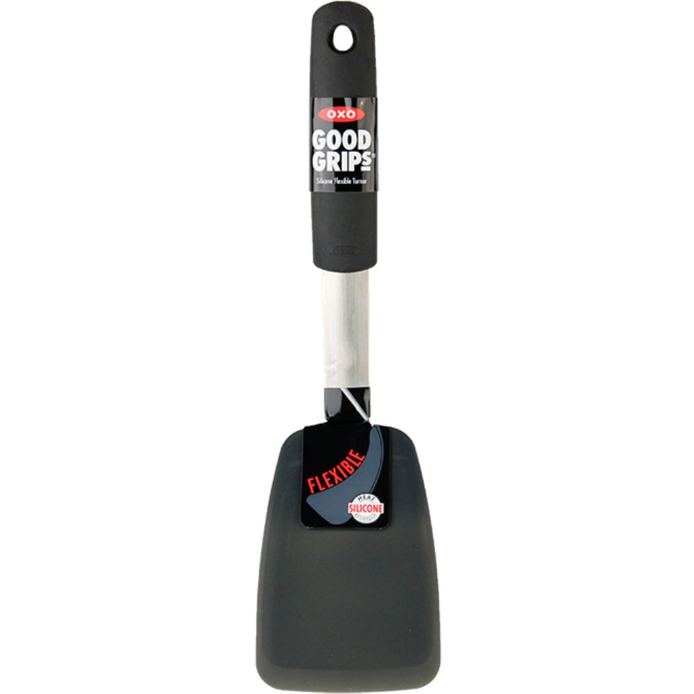 Stekspade GOOD GRIPS 28 cm, svart, silikon, OXO