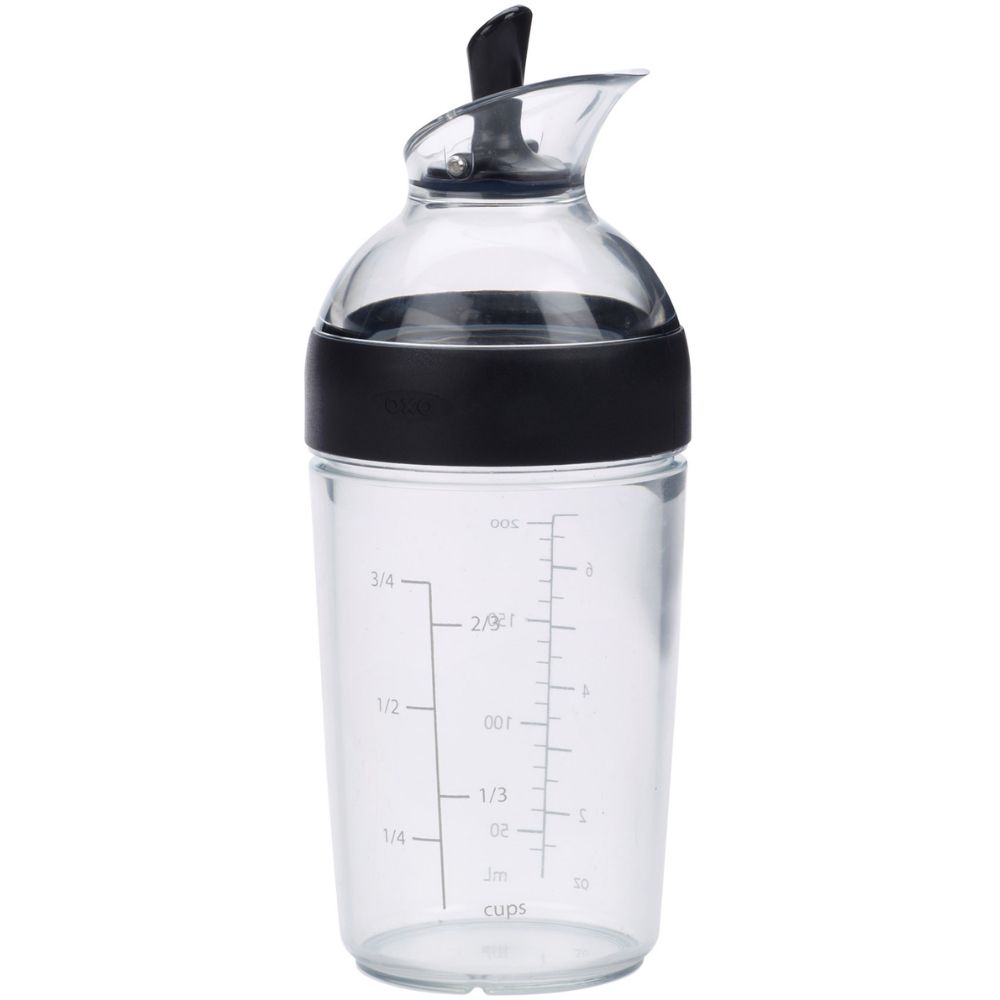 Dressing-shaker GOOD GRIPS 236 ml, svart, plast, OXO