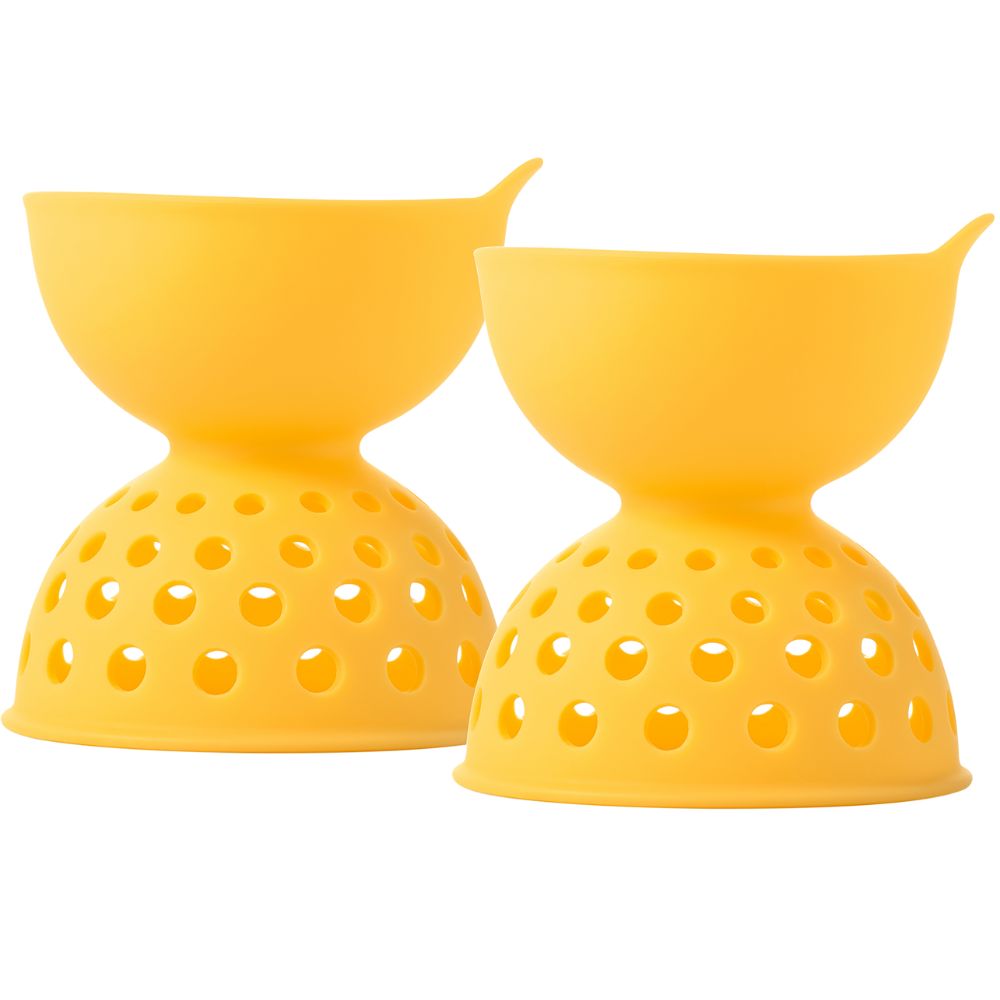 Äggpocherare GOOD GRIPS 2 st, gul, silikon, OXO