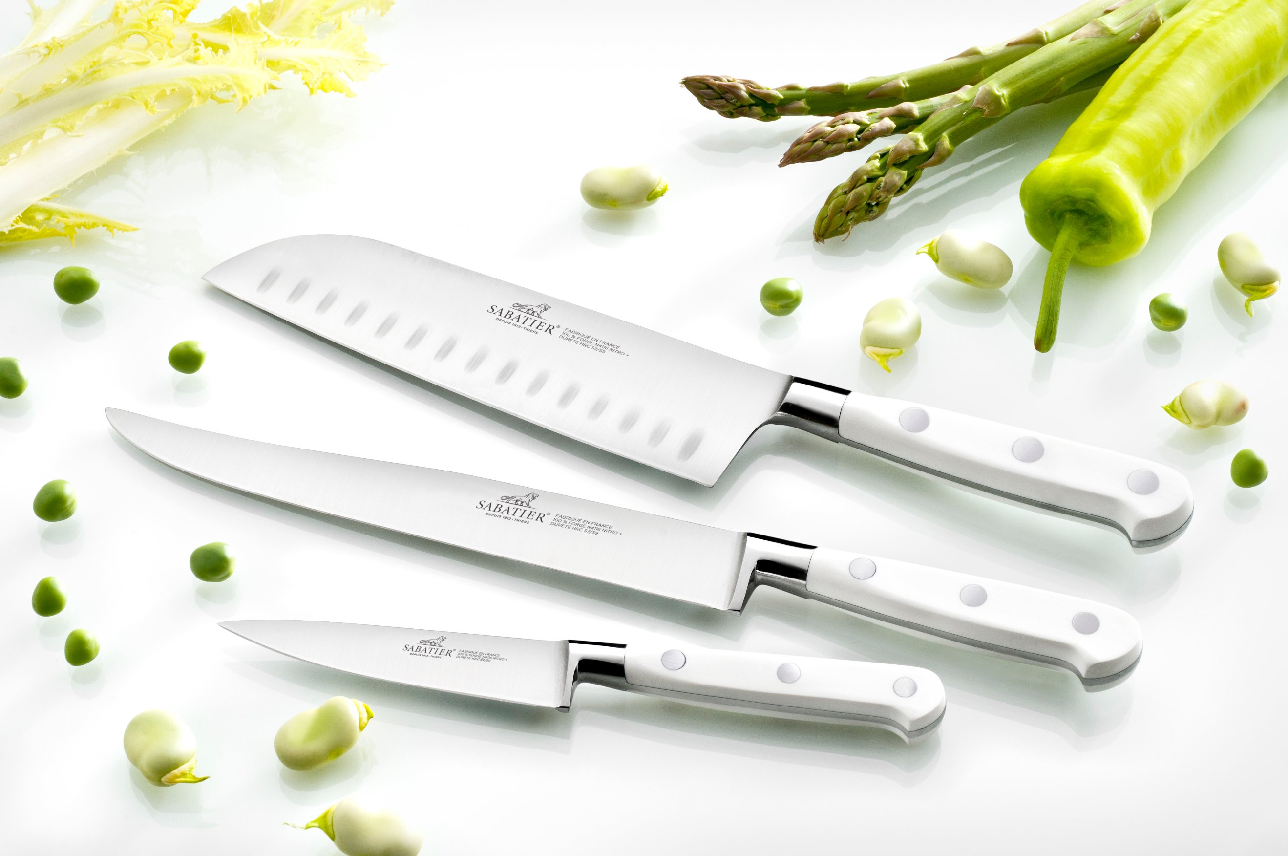 Knivset TOQUE EXOTIQUE, set i 2, nitar i rostfritt stål, Lion Sabatier