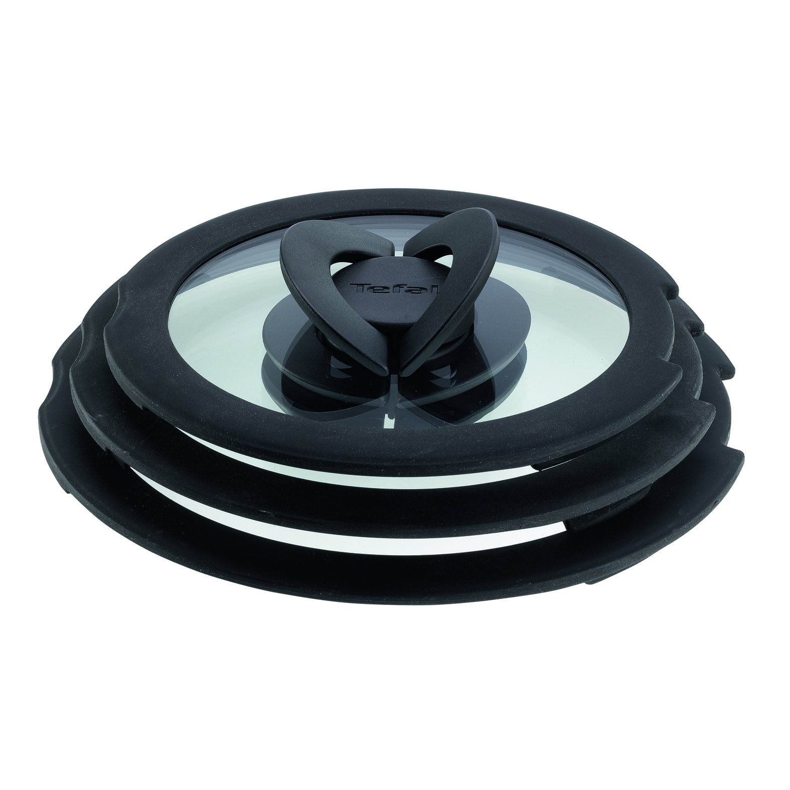 Grytlock INGENIO L9846453, set i 3 delar, 16 + 18 + 20 cm, glas, Tefal