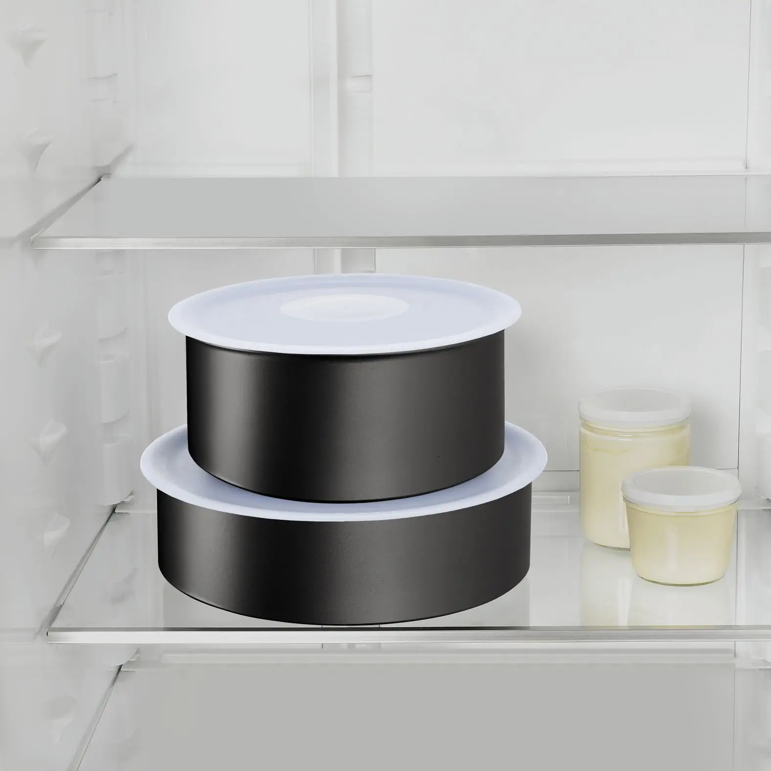 Kastrullset INGENIO UNLIMITED L7639002, set i 13, svart, aluminium, Tefal