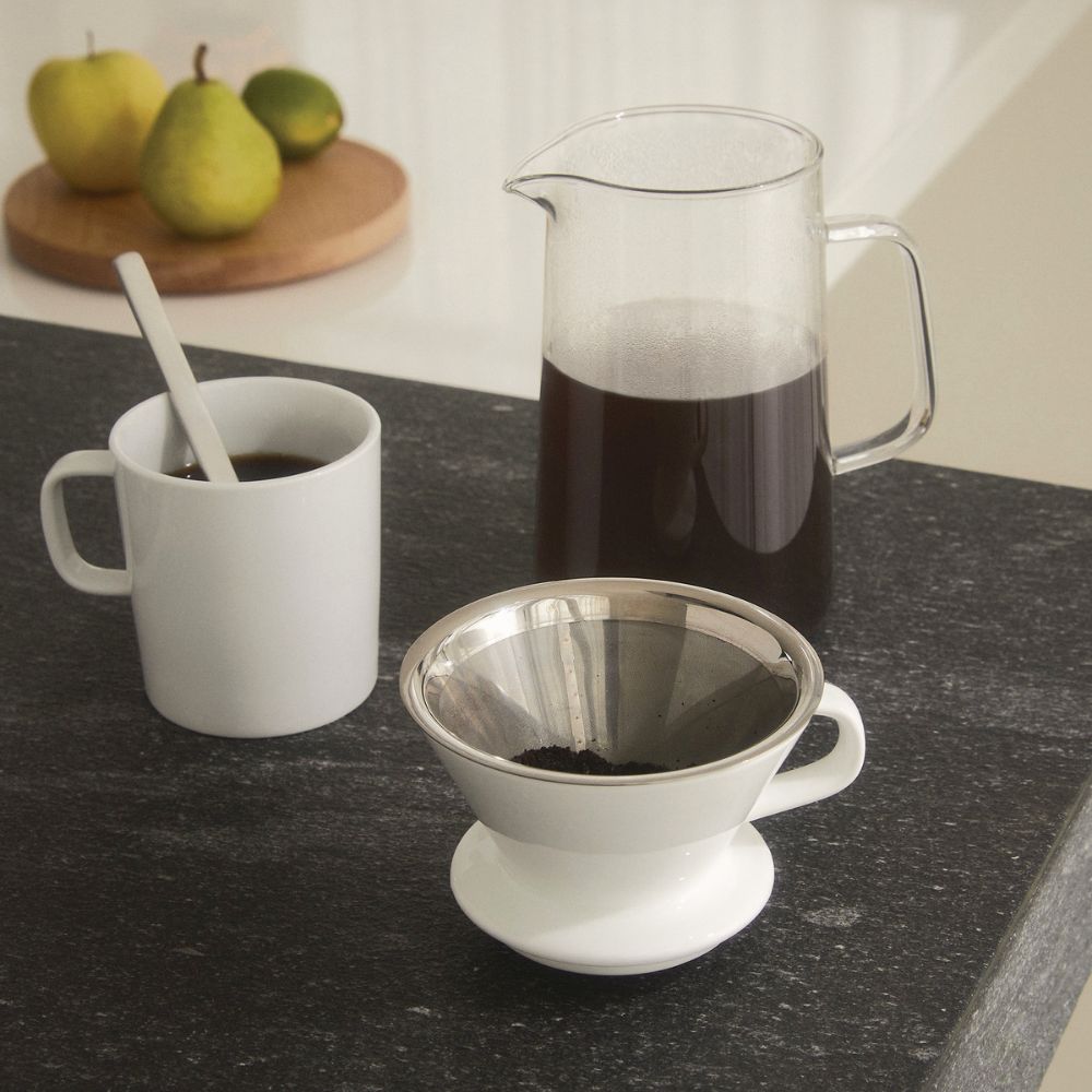 Kaffebryggare med långsamt dropp SLOW COFFEE, med kaffekvarn, Alessi