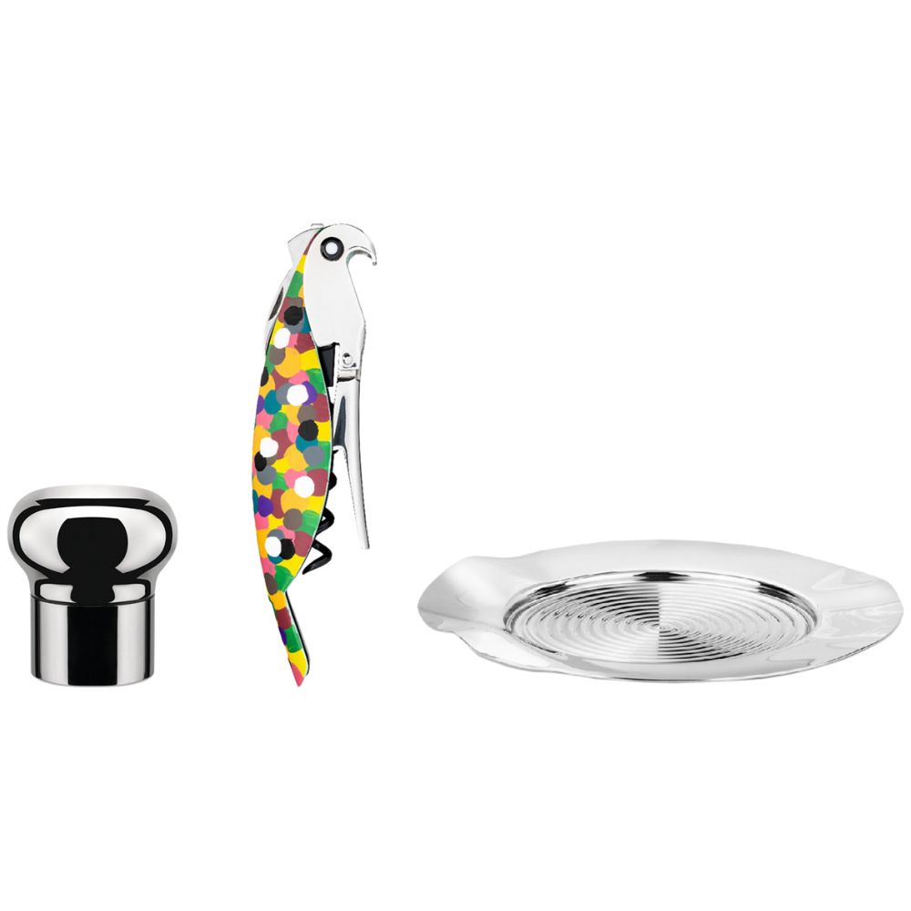 Presentförpackning PARROT, set i 3 delar, Alessi