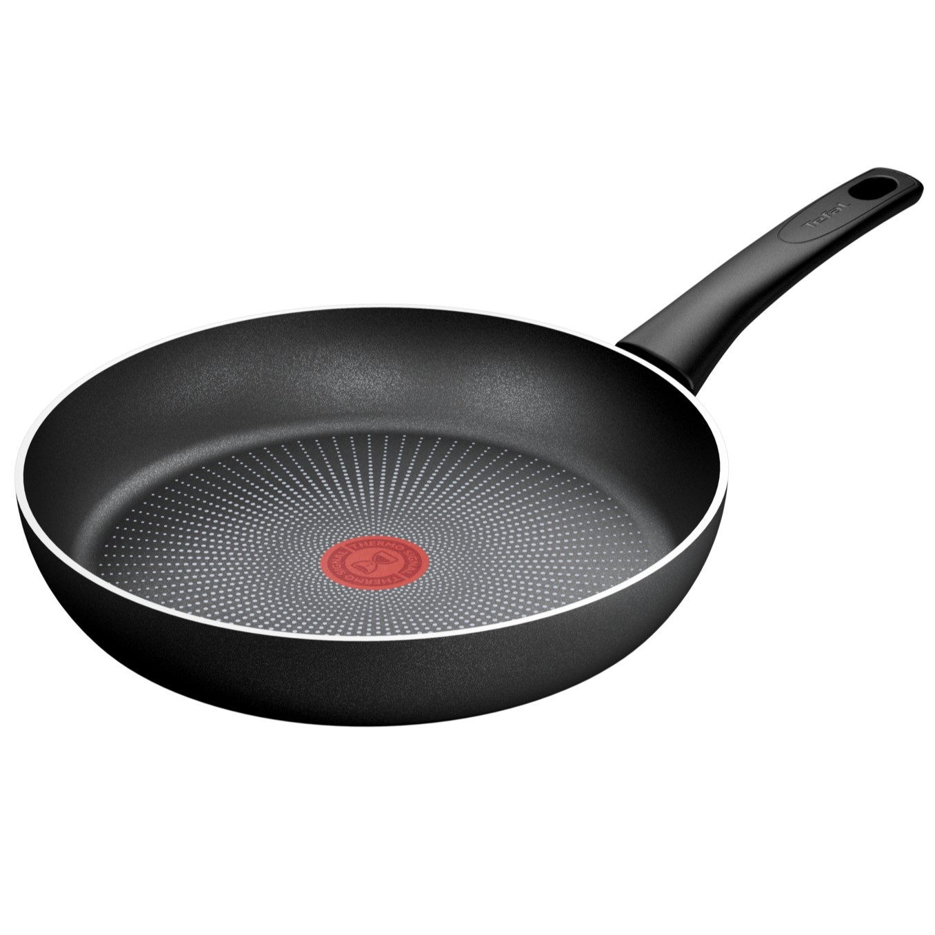 Non-stick stekpanna FORCE C2920653 28 cm, svart, aluminium, Tefal