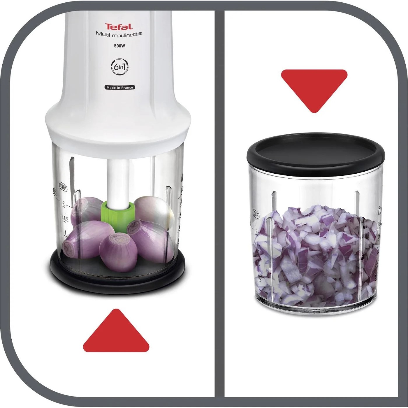 Elektrisk matberedare MULTI MOULINETTE MQ723138, vit, Tefal
