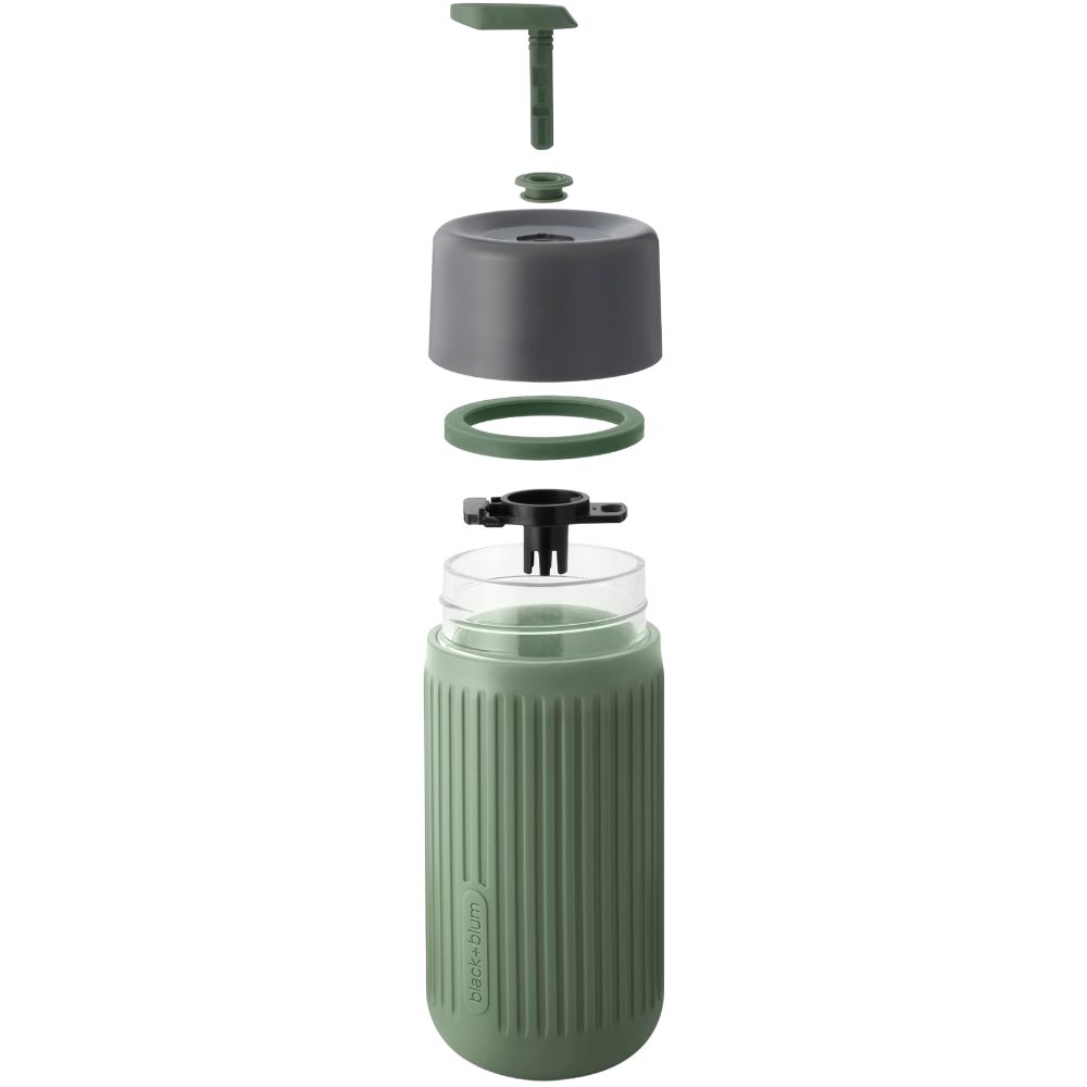 Resemugg 340 ml, grå, glas, Black+Blum