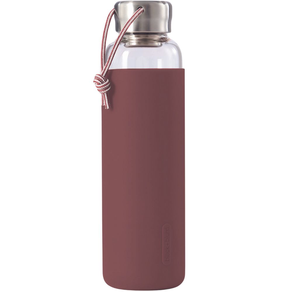 Vattenflaska 600 ml, lila, glas, Black+Blum