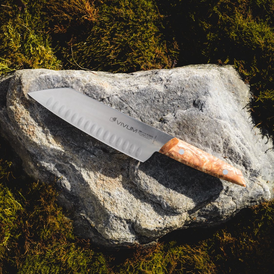 Santokukniv VIVUM 18 cm, stål, brun, F.DICK