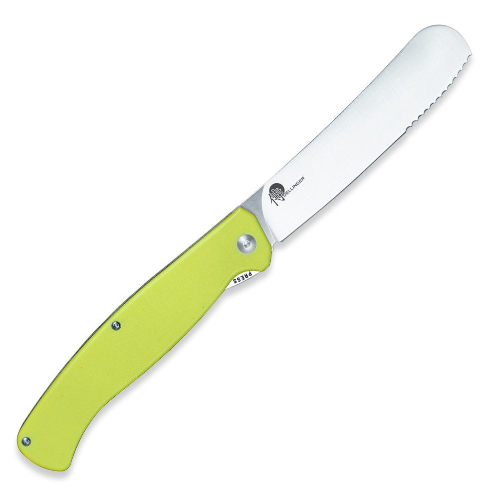 Fickkniv EASY 11 cm, gul, Dellinger